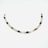 Amber and Silver Bracelet in Greek Style