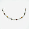 Amber and Silver Bracelet in Greek Style (multicolour)