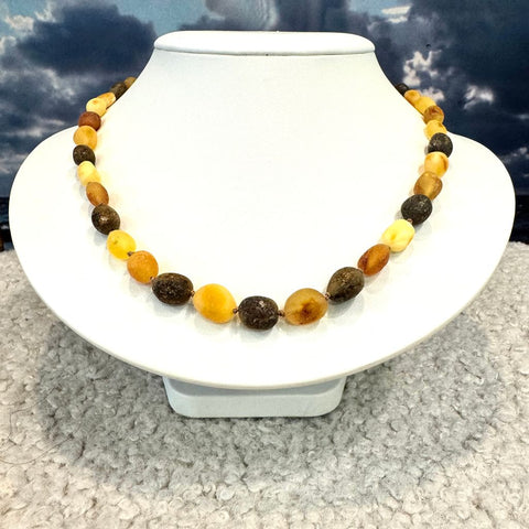 Baltic Amber Necklace in Mat