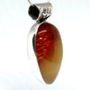 One of a Kind Two Colour Amber Pendant
