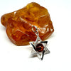 Star of David Pendant in Silver wit Amber