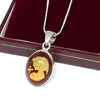 Intaglio Pendant in Baltic Amber