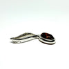 Musical Note Pendant in Silver and Amber
