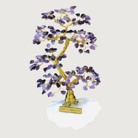 AMETHYST Tree of Good Luck - A2