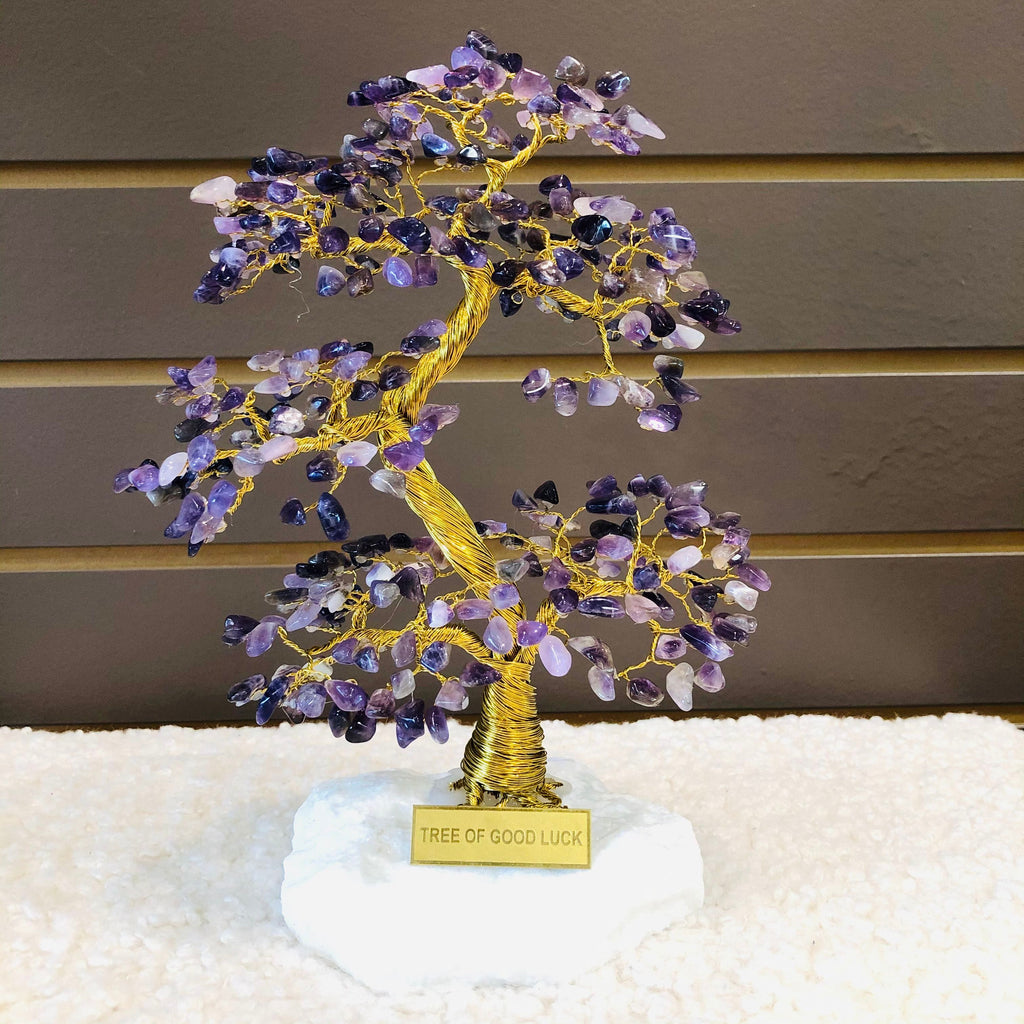 AMETHYST Tree of Good Luck - A4
