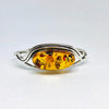 Amber and Silver Cuff Bracelet #2