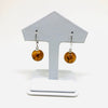 Amber Ball Earrings (13mm)