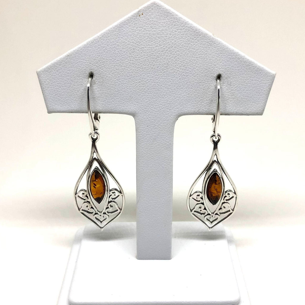 Amber Chandelier Earrings