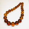 All Natural Amber Ball Necklace