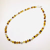 Amber & Pearl Necklace
