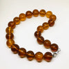 All Natural Amber Ball Necklace