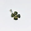 Four-Leaf Clover Lucky Pendant in Cognac, Green or Multicolour Amber