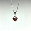 Small Amber Heart Pendant (Cognac or Green)
