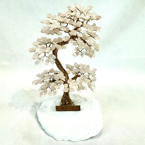 ROSE QUARTZ Tree of Good Luck - A2