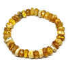 Baltic Amber Hewn Beads Bracelet #3