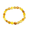 Amber Beaded  Bracelet ( different shades of Butter Amber)