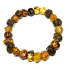 Baltic Amber Hewn Beads Bracelet #2