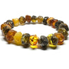 Baltic Amber Hewn Beads Bracelet #4