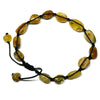 Baltic Amber Beaded Bracelet on Black Rope #2