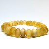 Butter and Citrine Amber Bracelet in Mat Finish