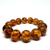 Baltic Amber Ball Bracelet (15 mm)