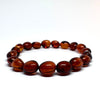Cherry Amber Beaded Bracelet