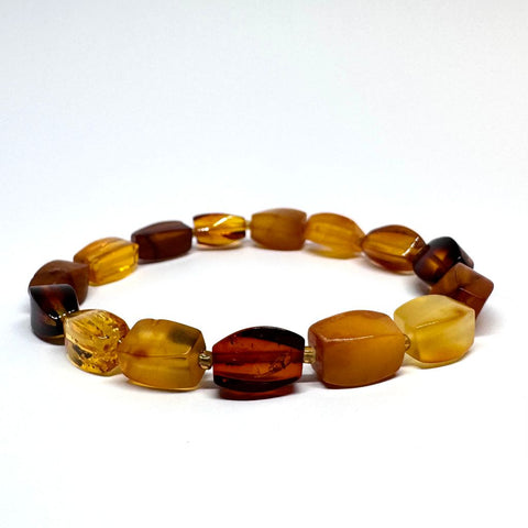 Amber Beaded Bracelet (cut)