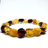 Baltic Amber Delicate Hewed Beads Bracelet #1