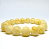 Butter Amber Ball Bracelet (12 mm)