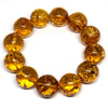 Big Baltic Amber Ball Bracelet