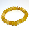 Butter and Citrine Amber Bracelet in Mat Finish