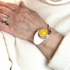 Butter Amber Large Cuff Bracelet