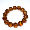 Baltic Amber Ball Bracelet (15 mm)