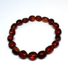 Cherry Amber Beaded Bracelet
