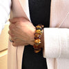 Amber Free-Form Multicolour Beaded Bracelet