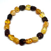 Baltic Amber Delicate Hewed Beads Bracelet #1