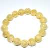 Butter Amber Ball Bracelet (12 mm)