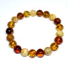 Multicolour Amber Ball Bracelet