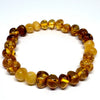Mix Colours Baroque Style Amber Bracelet