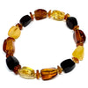 Multicolour Faceted Amber Bracelet