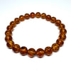 Baltic Amber Ball Bracelet (8 mm)