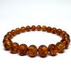 Baltic Amber Ball Bracelet (8 mm)
