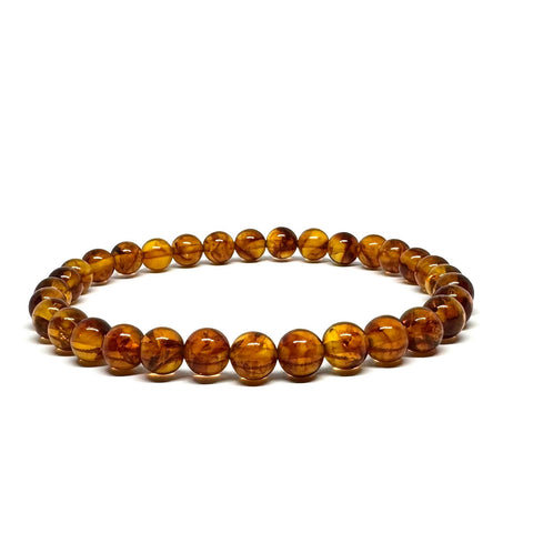 Amber Ball Bracelet (6 mm)