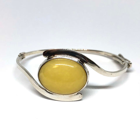 Butter Amber Cuff Bracelet
