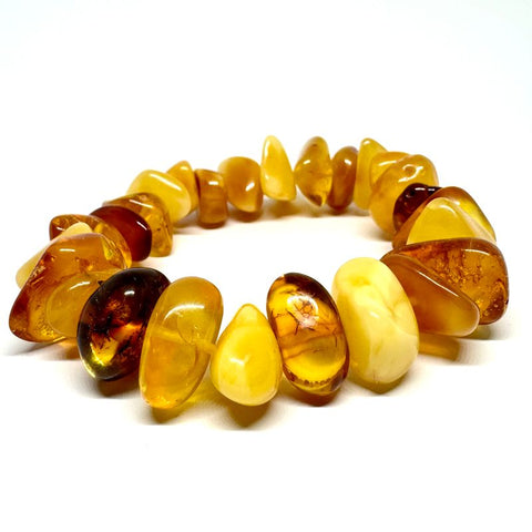 Amber Large Free Form Bracelet