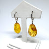 Citrine Amber Large Hanging Earrings