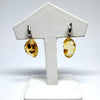 Citrine Amber Hanging Earrings