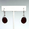 Large Cherry Amber Hanging Earrings