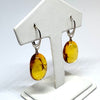 Citrine Amber Large Hanging Earrings