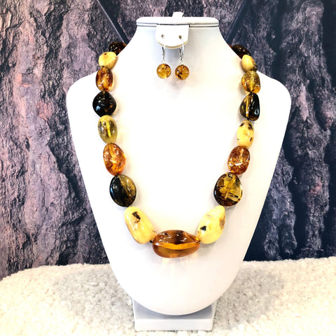 Amazing One-of-a-Kind Baltic Amber Necklace
